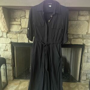 Venus black 3/4 length jumpsuit